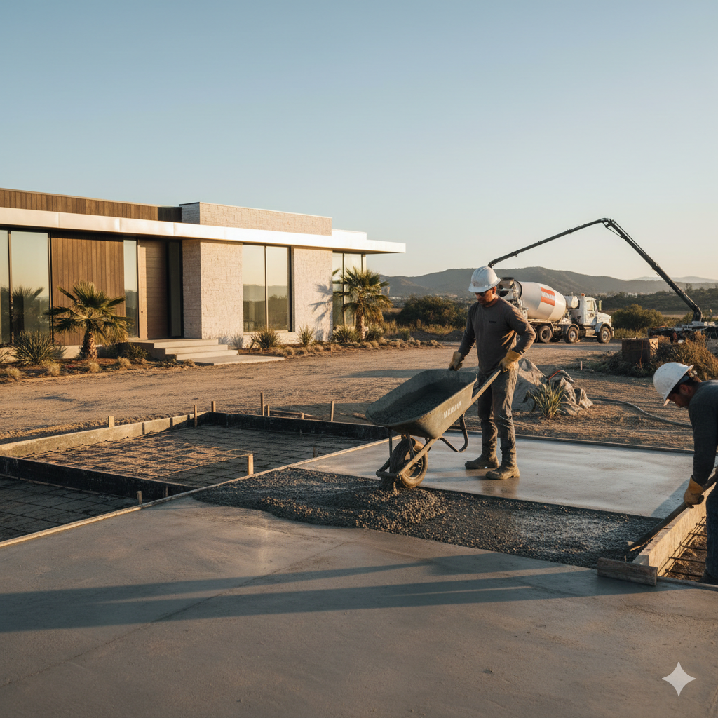 Concrete construction Texas